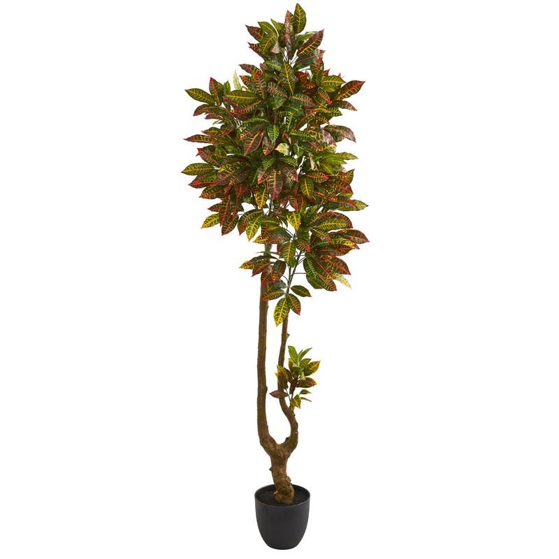 6' Croton Artificial Tree
