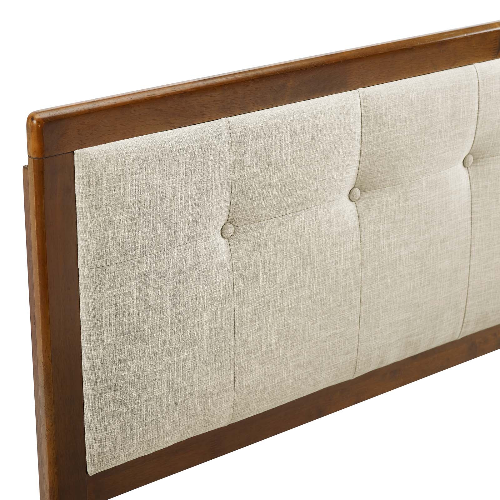 Draper Tufted Fabric and Wood Full Headboard by Modway