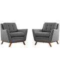 Beguile 2 Piece Upholstered Fabric Living Room Set by Modway
