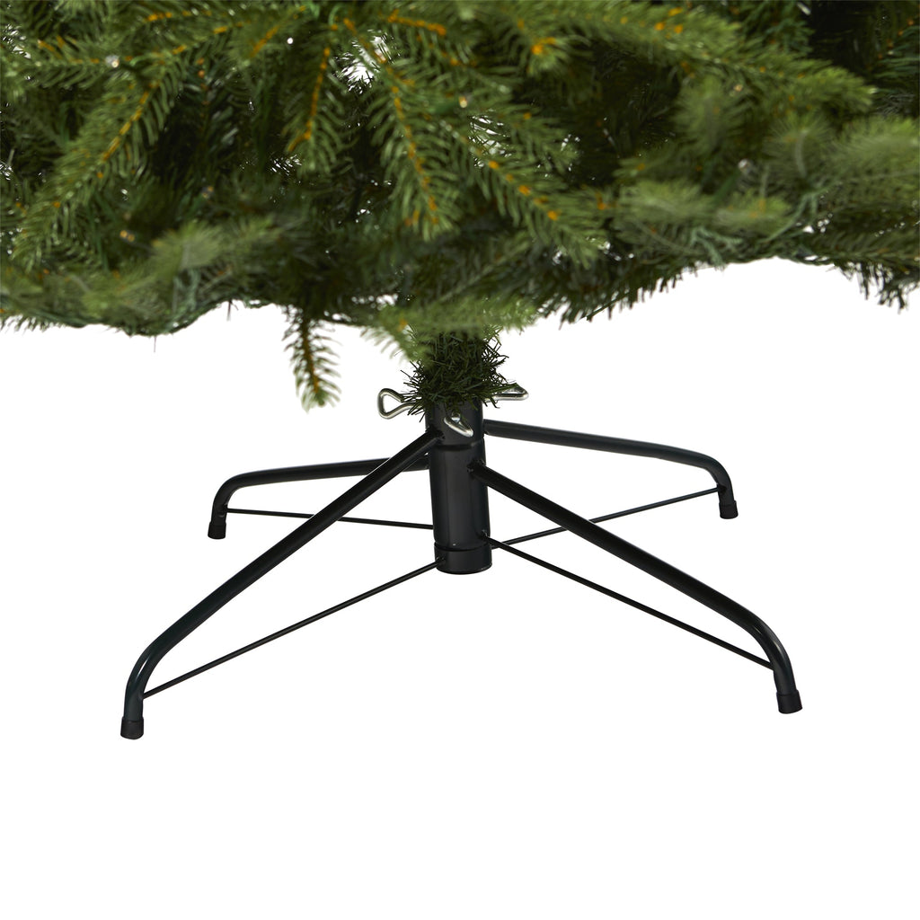 8' Vancouver Fir 'Natural Look' Artificial Christmas Tree w/ 700 Clear LED Light