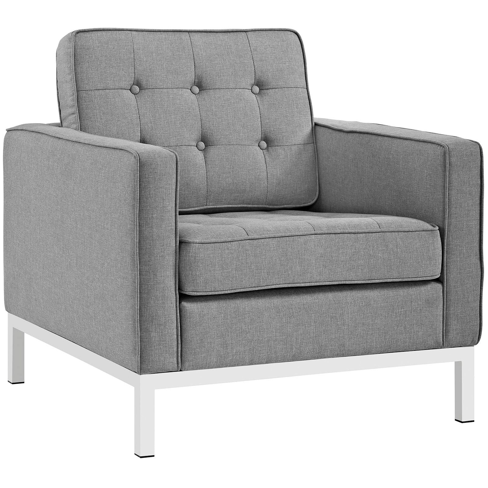 Loft Upholstered Fabric Armchair by Modway