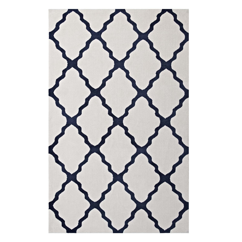 Marja Moroccan Trellis 5x8 Area Rug by Modway