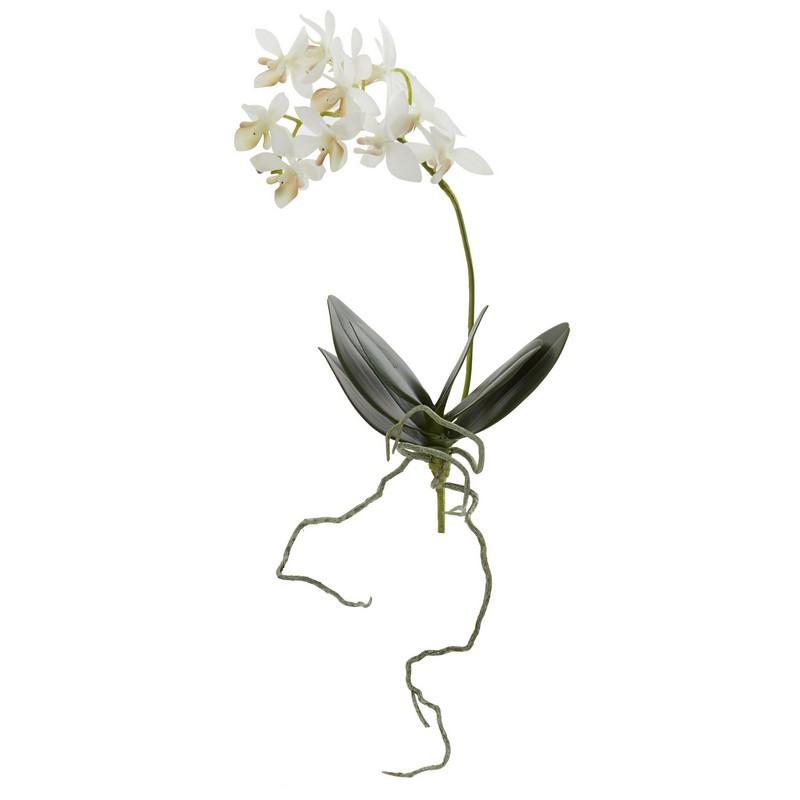 13"  Mini Orchid Phalaenopsis Artificial Flower (Set of 6)