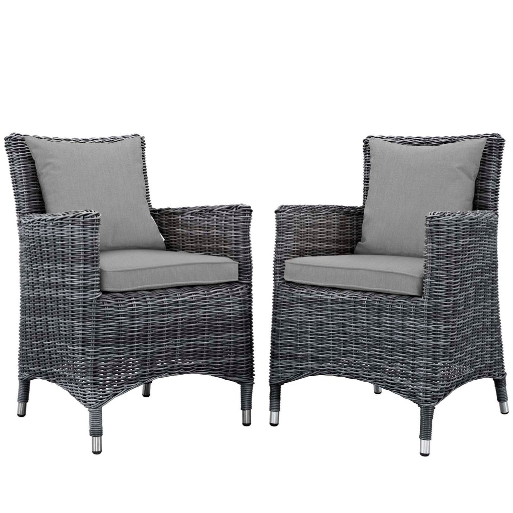 Summon 2 Piece Outdoor Patio Sunbrella¨ Dining Set by Modway