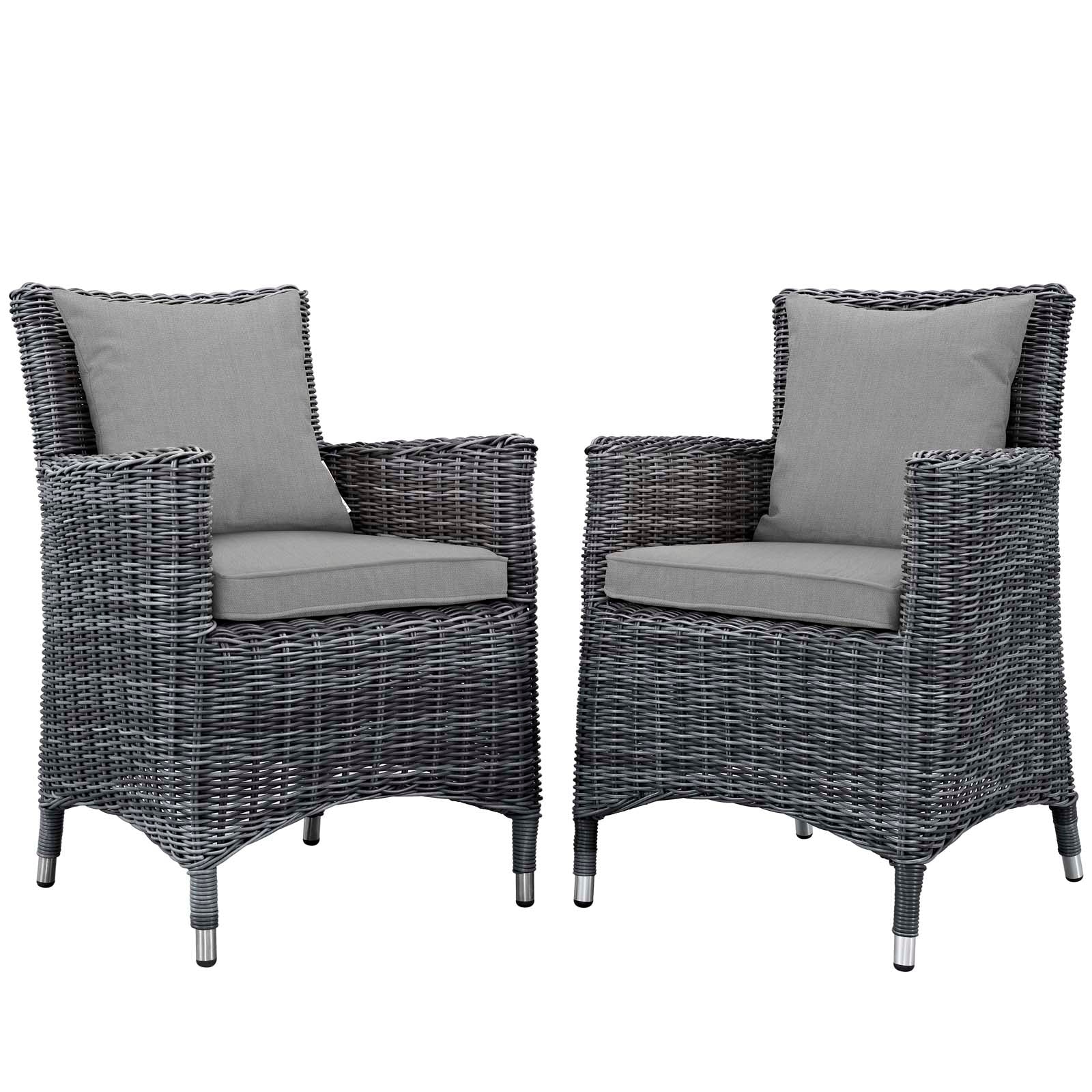 Summon 2 Piece Outdoor Patio Sunbrella¨ Dining Set by Modway