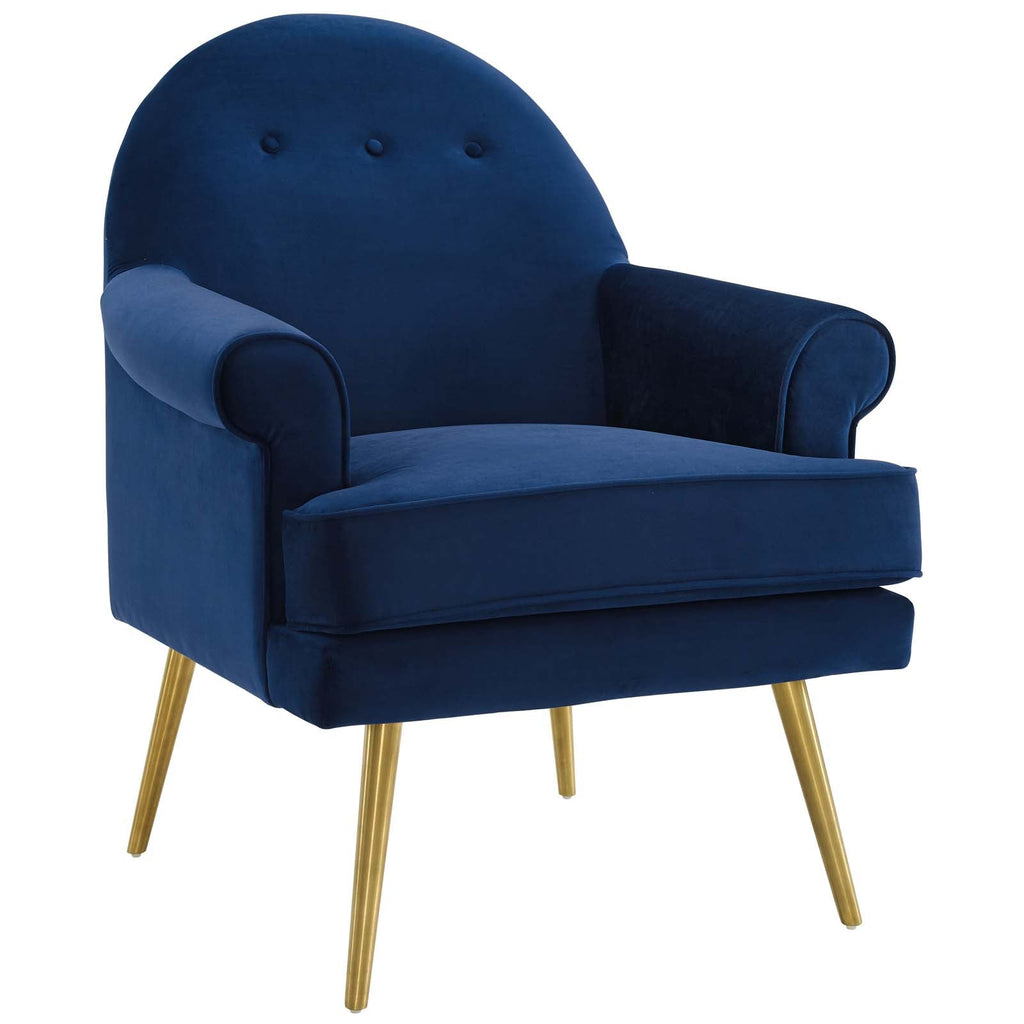Revive Performance Velvet Armchair Set of 2 by Modway