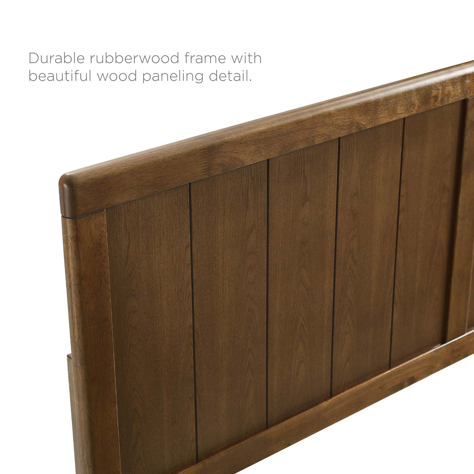 Alana Wood Full Platform Bed With Angular Frame by Modway