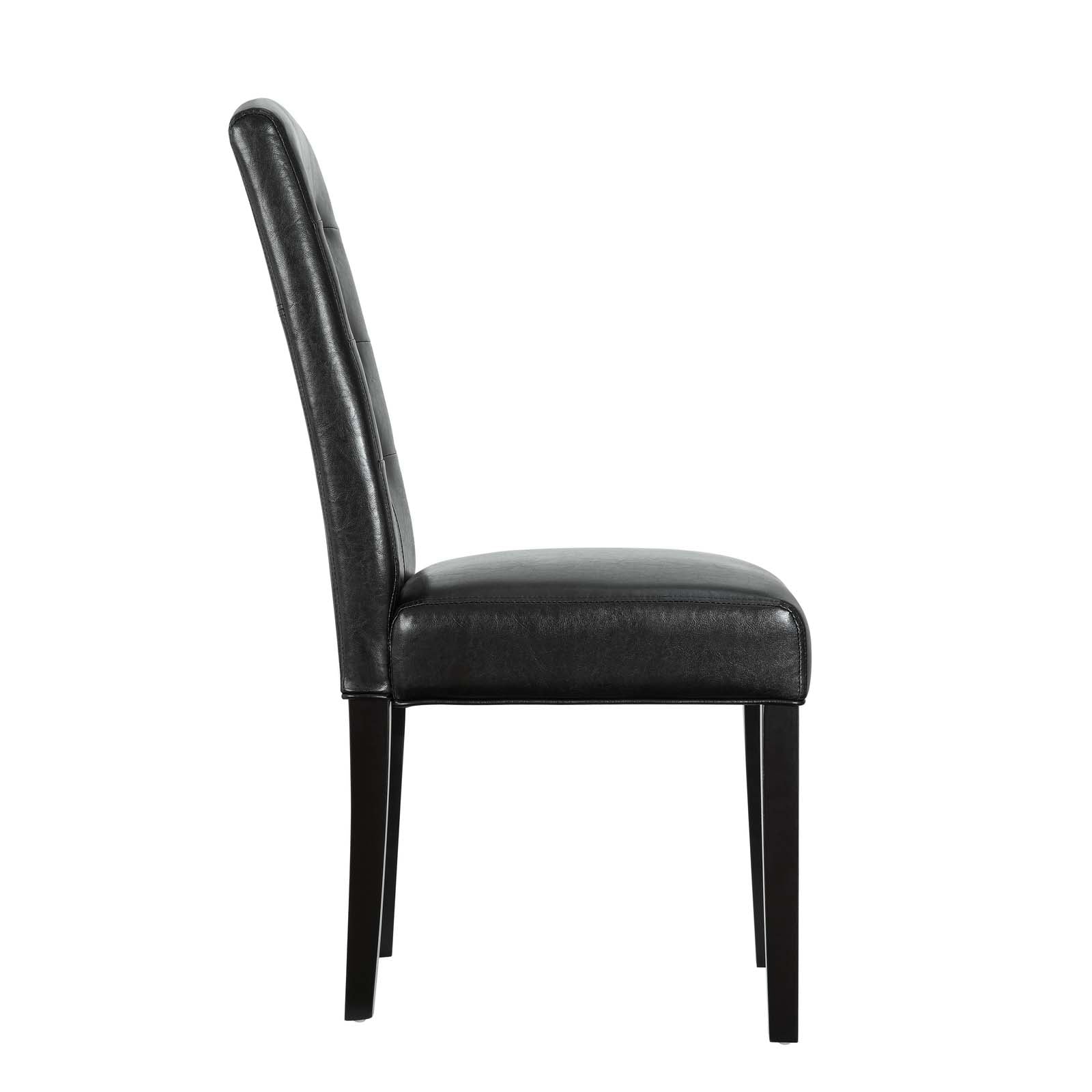 Perdure Vinyl Dining Chairs Set of 4 by Modway