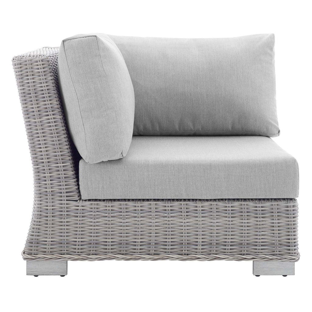 Conway Sunbrella¨ Outdoor Patio Wicker Rattan Corner Chair by Modway