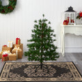 4' Yukon Mixed Pine Artificial Christmas Tree with 366 Bendable Branches