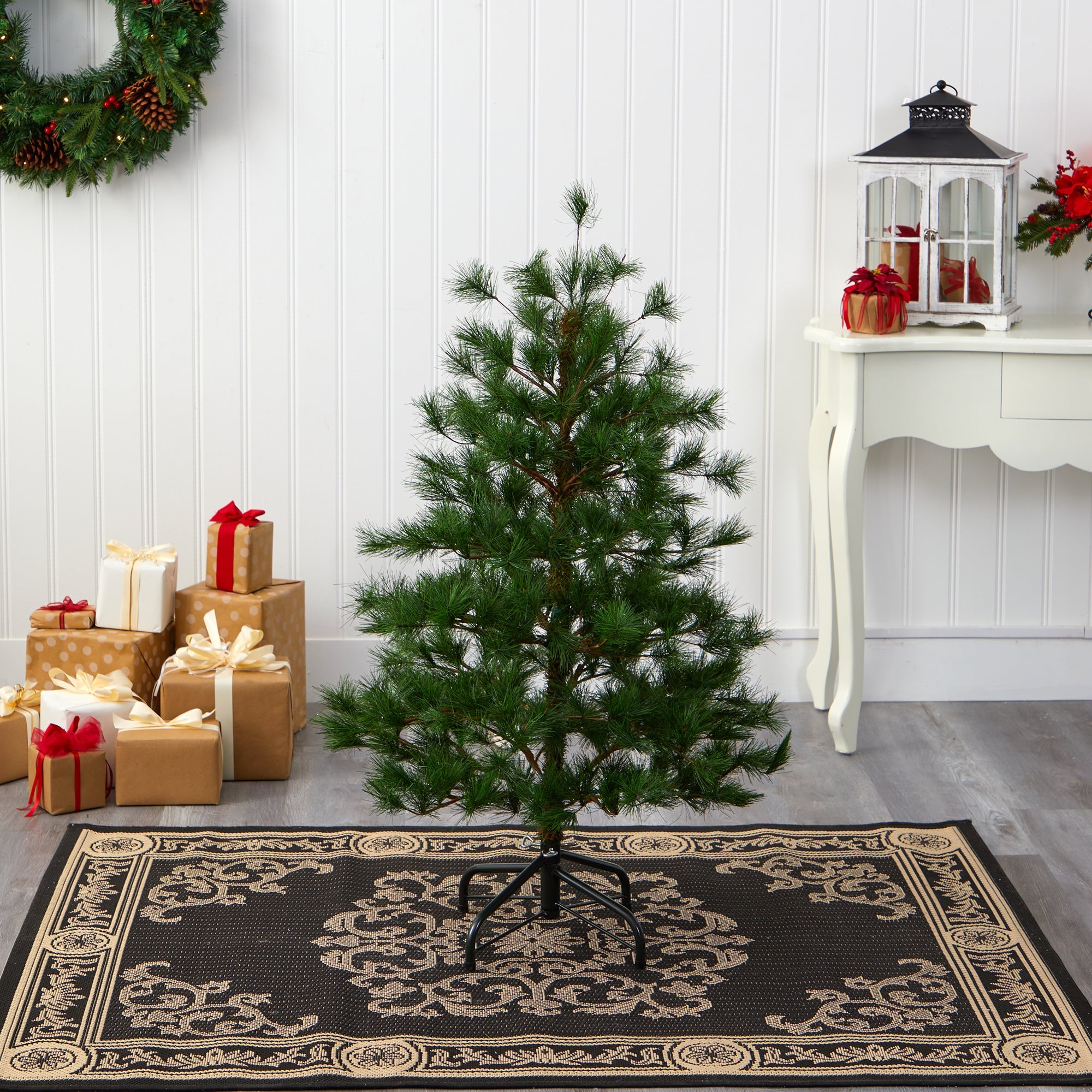 4' Yukon Mixed Pine Artificial Christmas Tree with 366 Bendable Branches