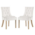 Pose Performance Velvet Dining Chair Set of 2 by Modway