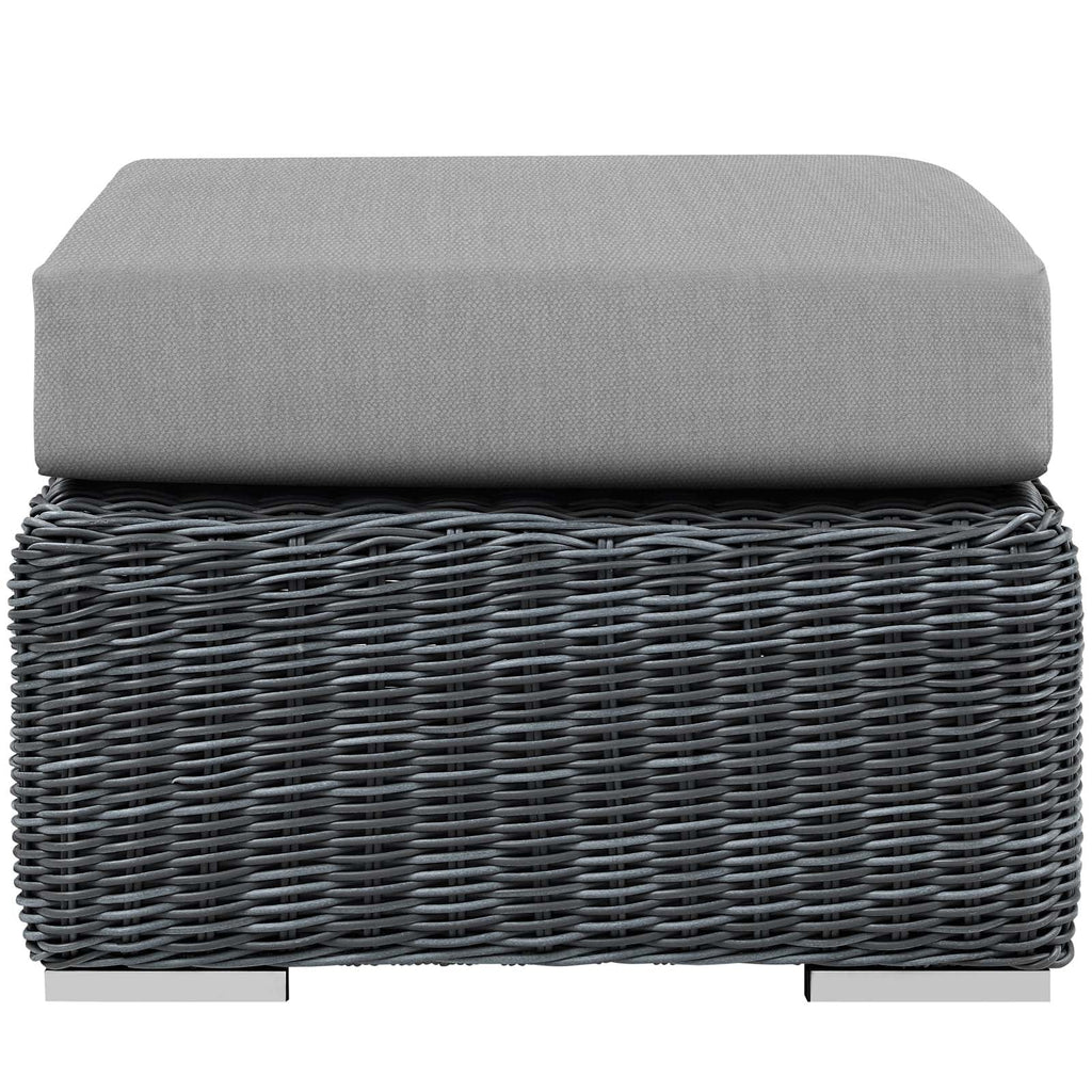 Summon Outdoor Patio Sunbrella¨ Ottoman by Modway