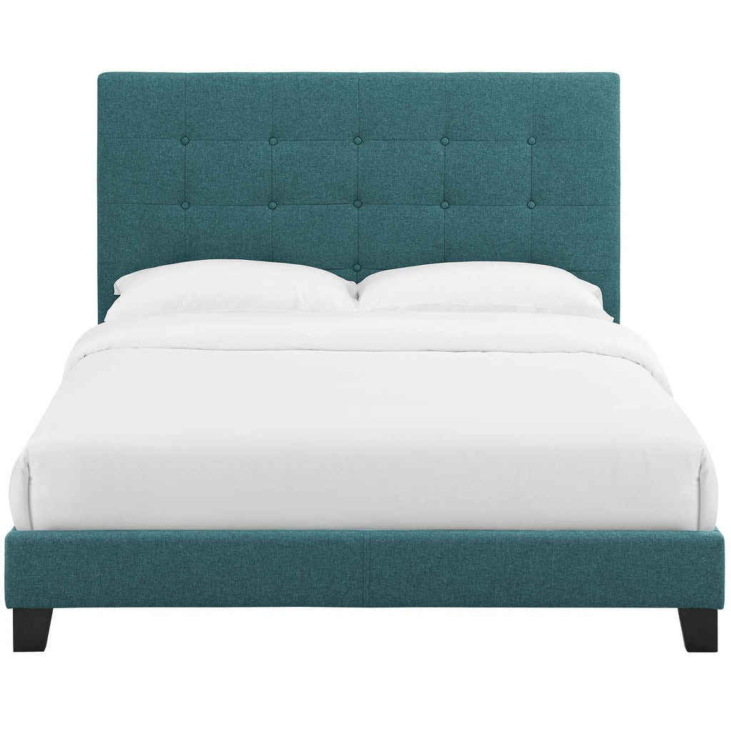 Melanie Tufted Button Upholstered Fabric Queen Platform Bed by Modway