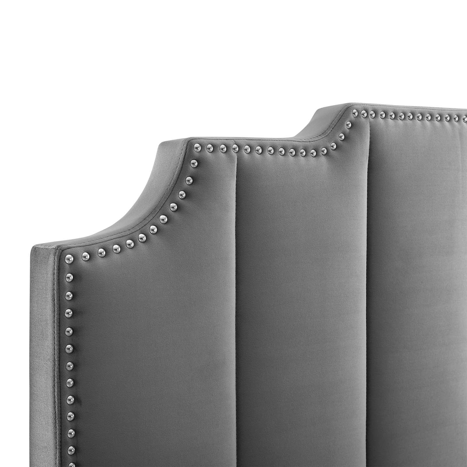 Lucille Performance Velvet Queen Platform Bed by Modway