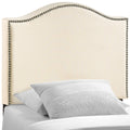 Curl Nailhead Upholstered Twin Headboard by Modway