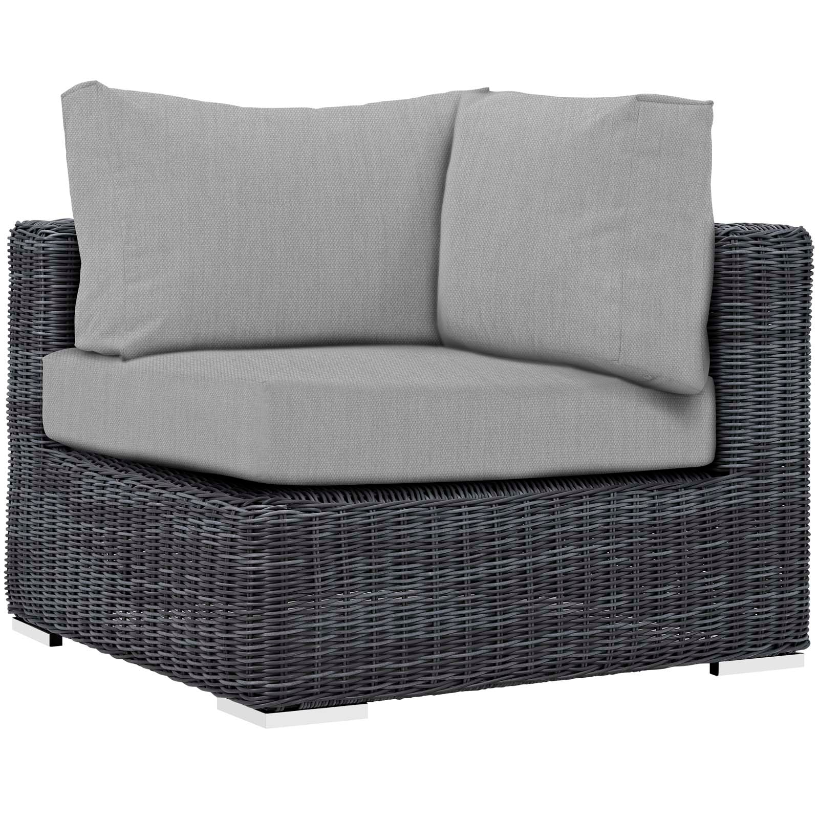 Summon 5 Piece Outdoor Patio Sunbrella¨ Sectional Set by Modway
