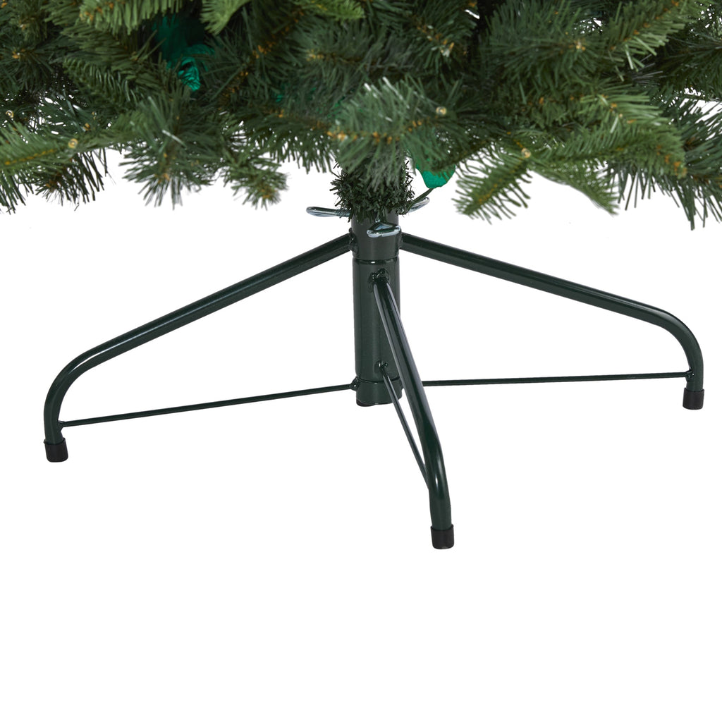 4' Grand Teton Spruce Flat Back Artificial Christmas Tree