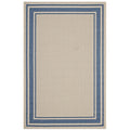 Rim Solid Border Indoor and Outdoor 5x8 Area Rug by Modway