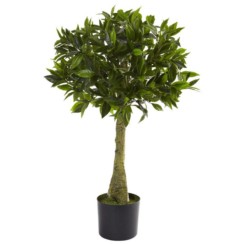 3' Bay Leaf Topiary Uv Resistant (Indoor/Outdoor) 5382 By Nearly Natural