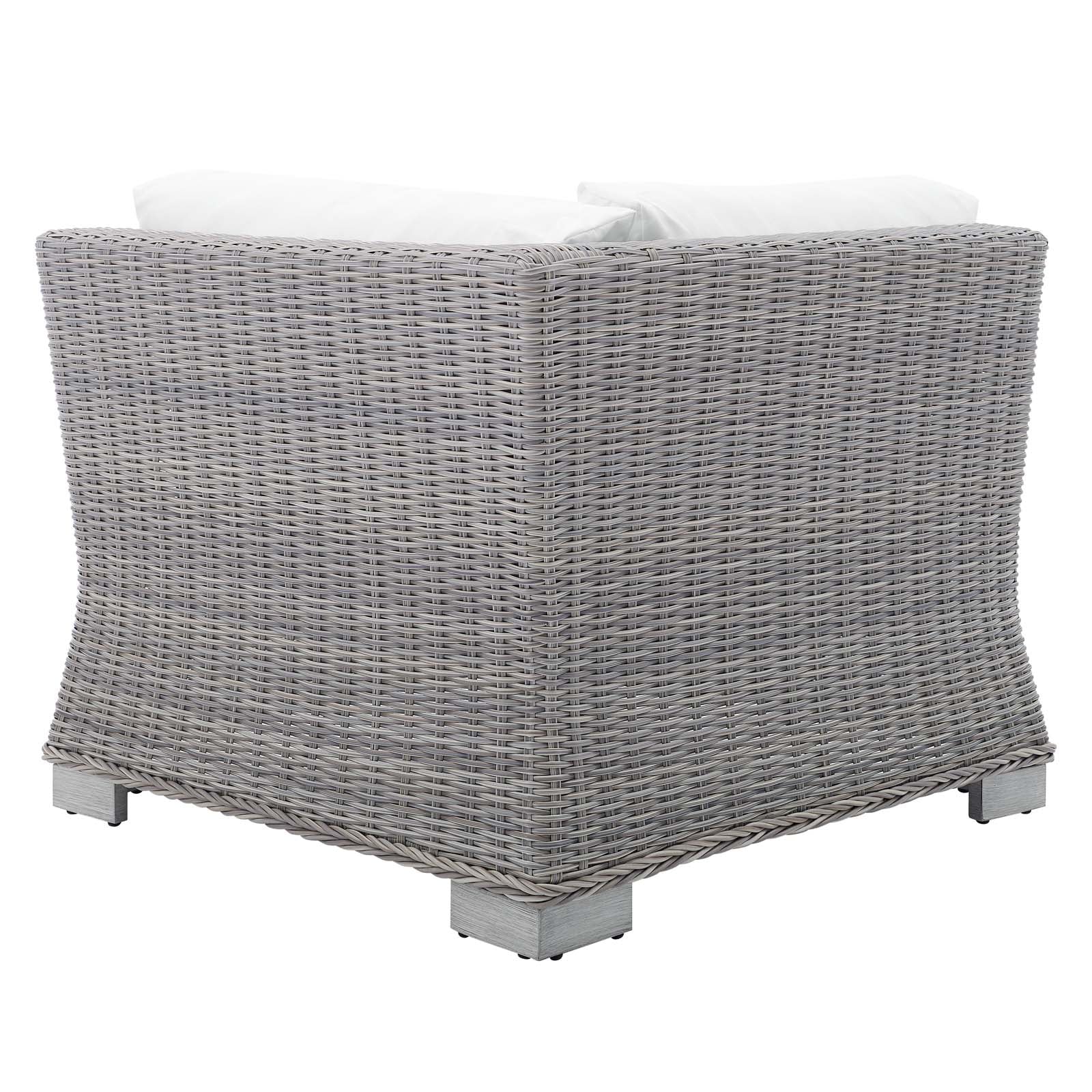 Conway Sunbrella¨ Outdoor Patio Wicker Rattan Corner Chair by Modway