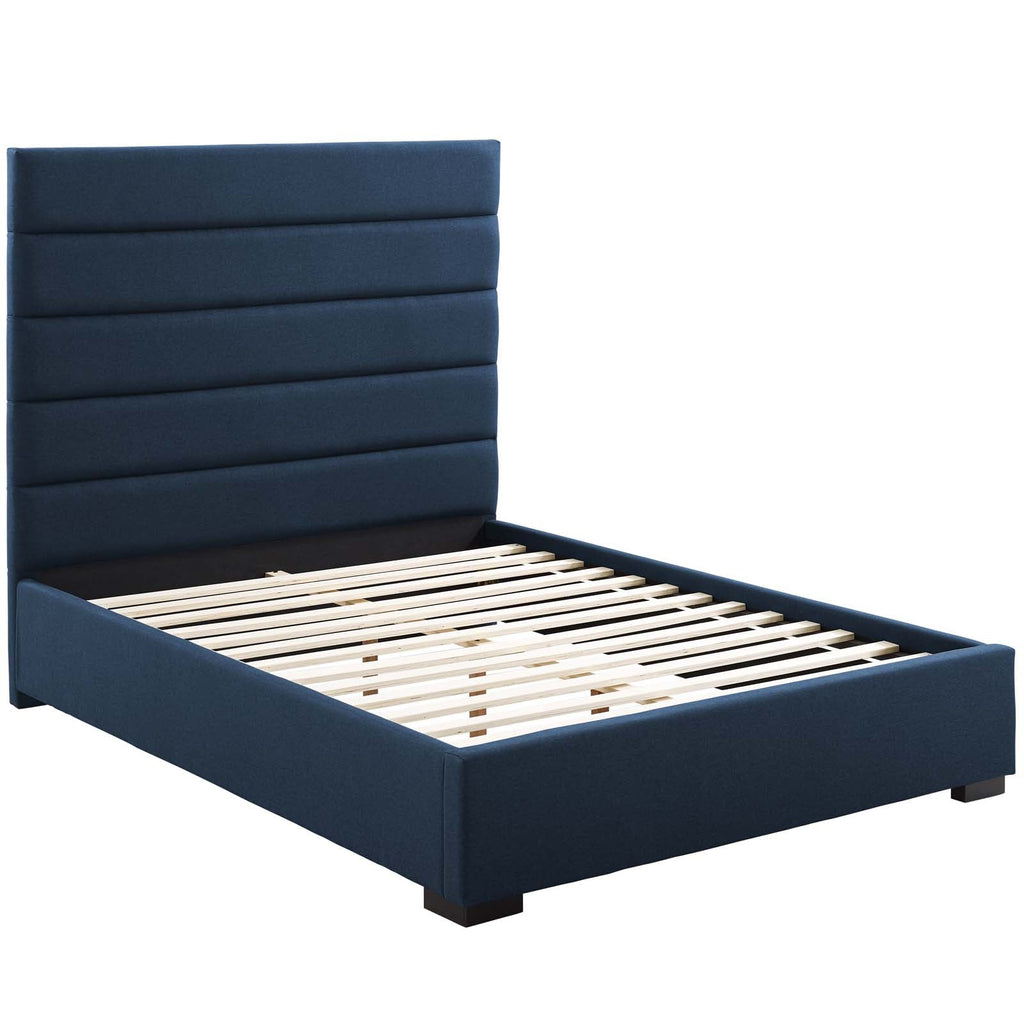 Genevieve Upholstered Fabric Queen Platform Bed by Modway