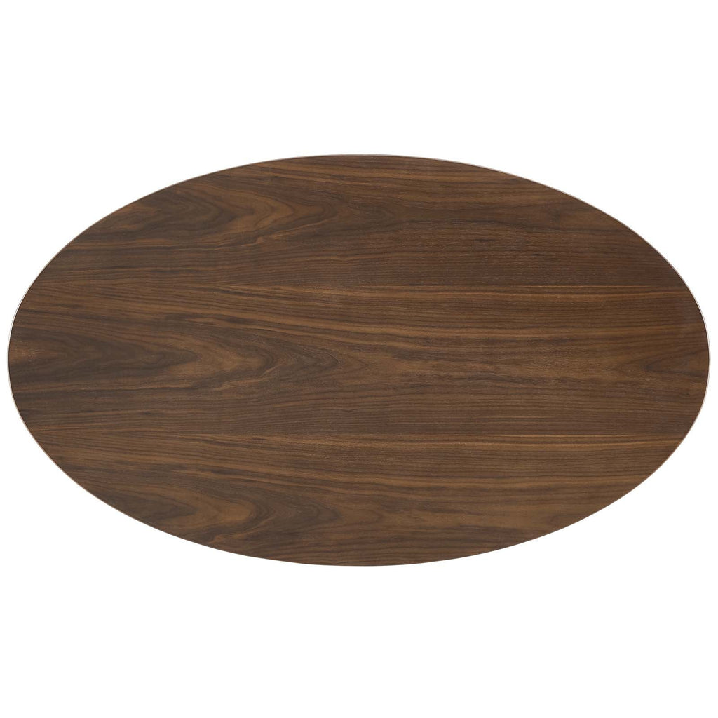 Lippa 48" Oval Wood Coffee Table by Modway