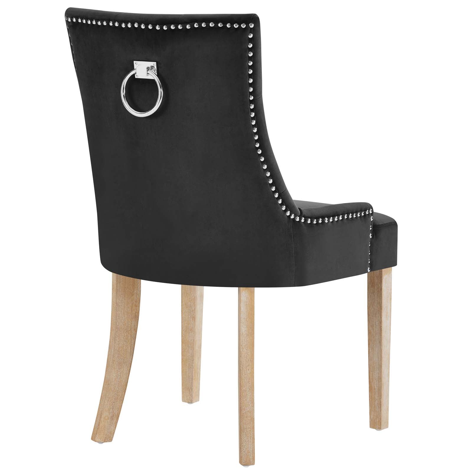 Pose Performance Velvet Dining Chair Set of 4 by Modway