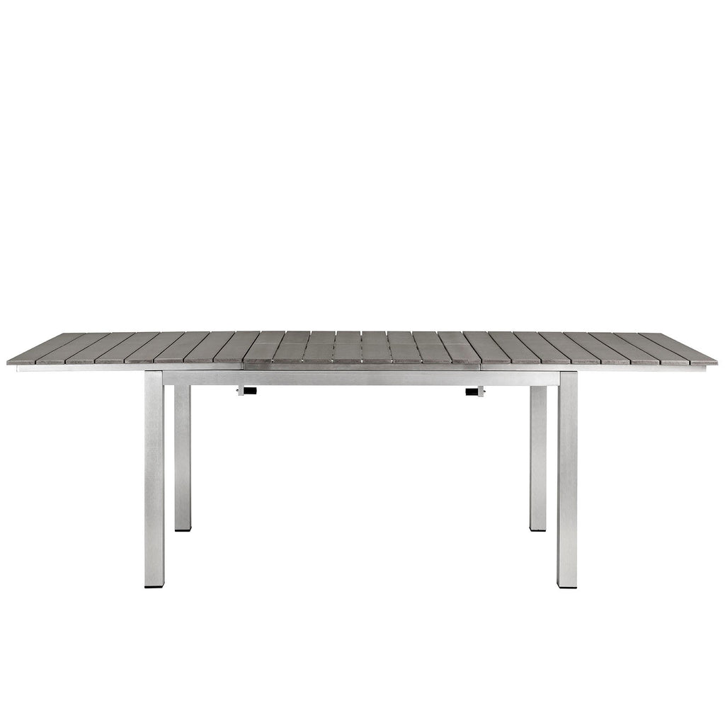 Shore Outdoor Patio Aluminum Dining Table by Modway