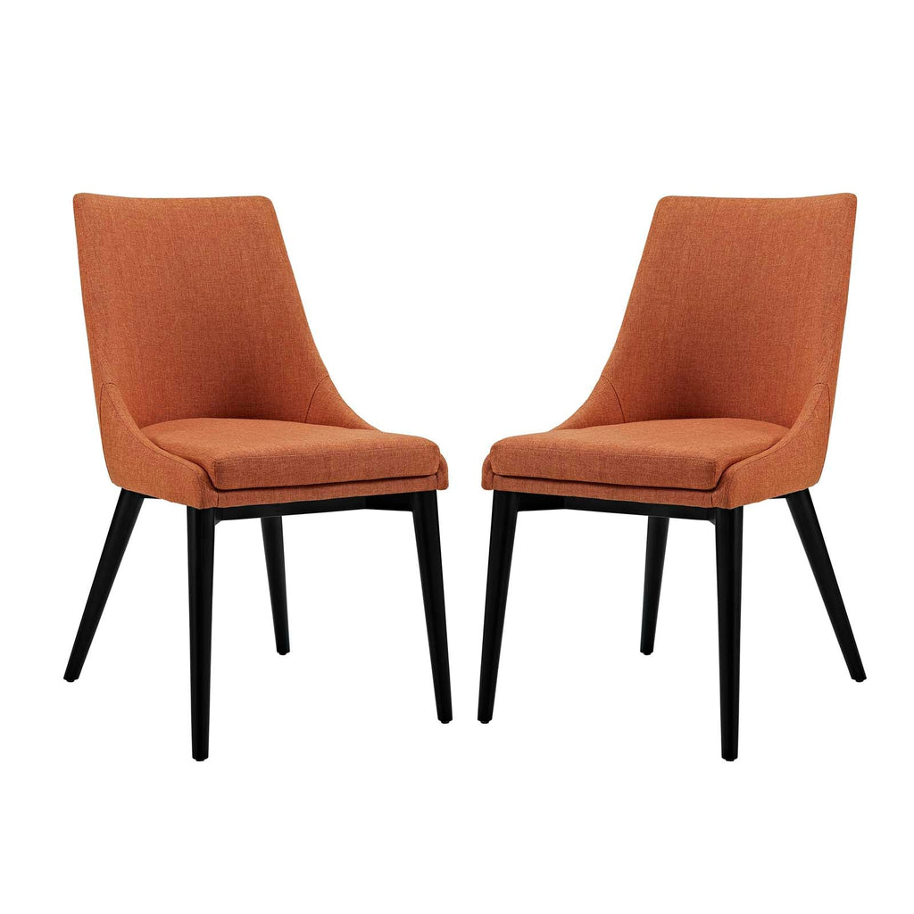 Viscount Fabric Dining Side Chair Set of 2 by Modway