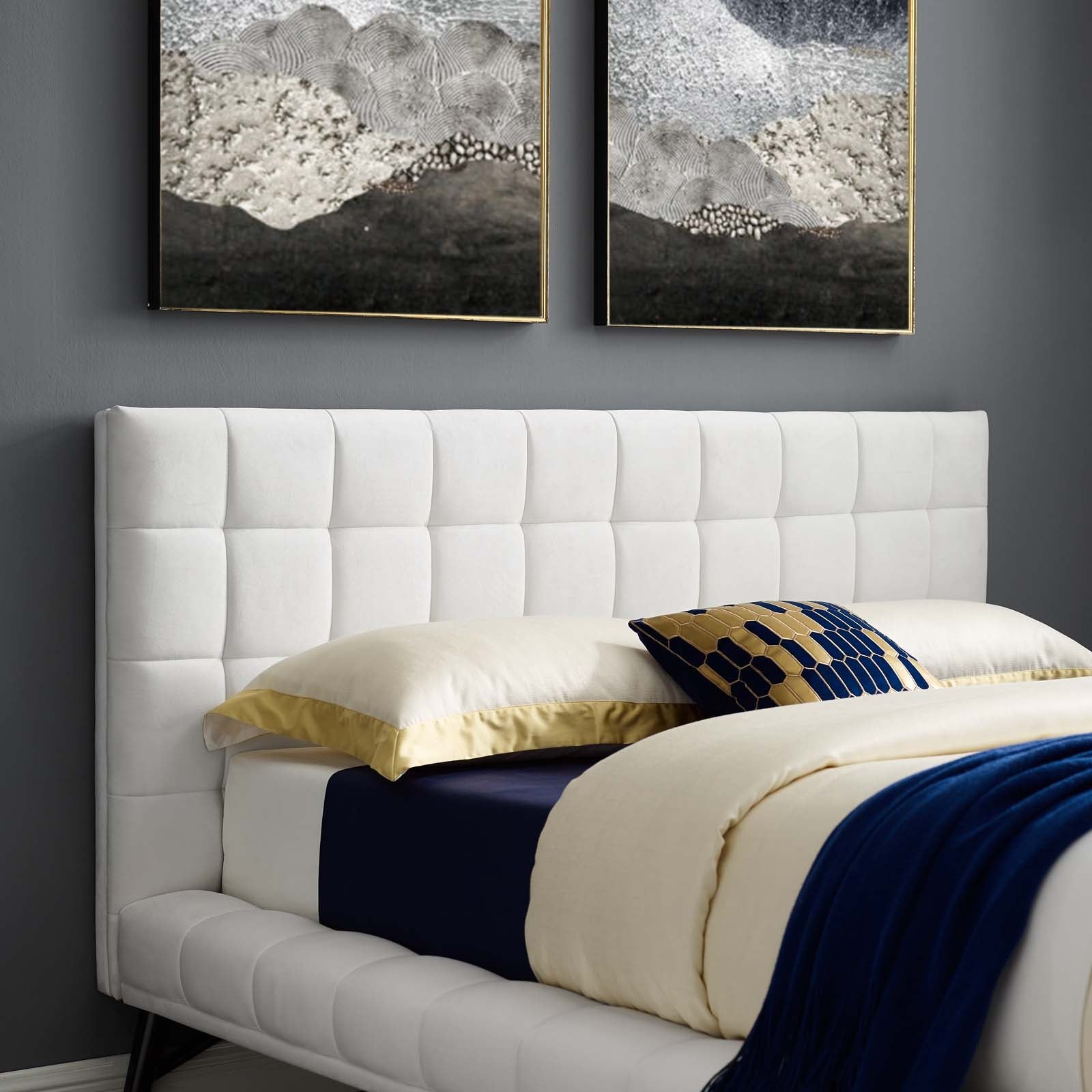 Julia Biscuit Tufted Performance Velvet Queen Platform Bed by Modway