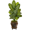 51"  Dieffenbachia Artificial Plant in Planter (Real Touch)