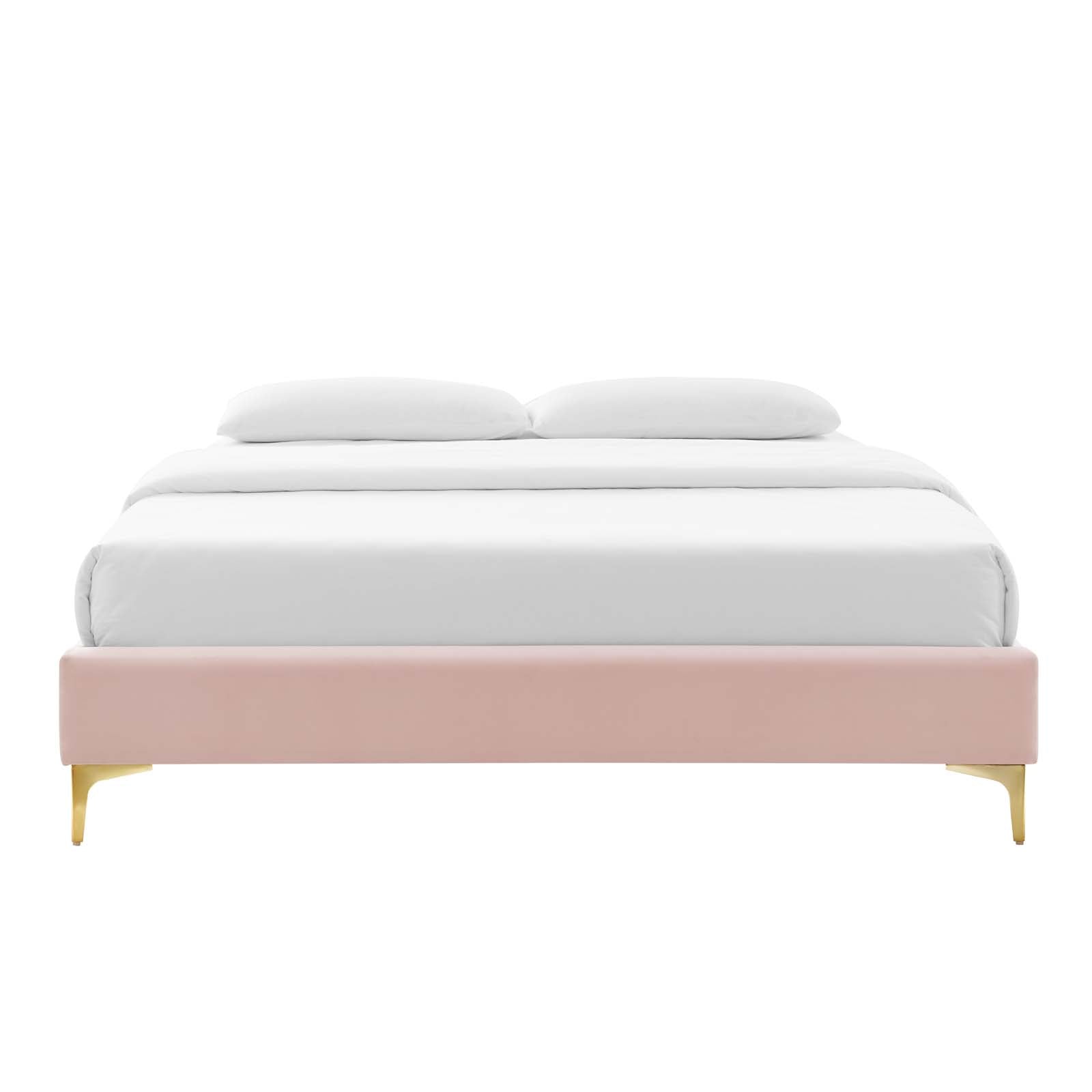 Sutton Performance Velvet Queen Bed Frame by Modway