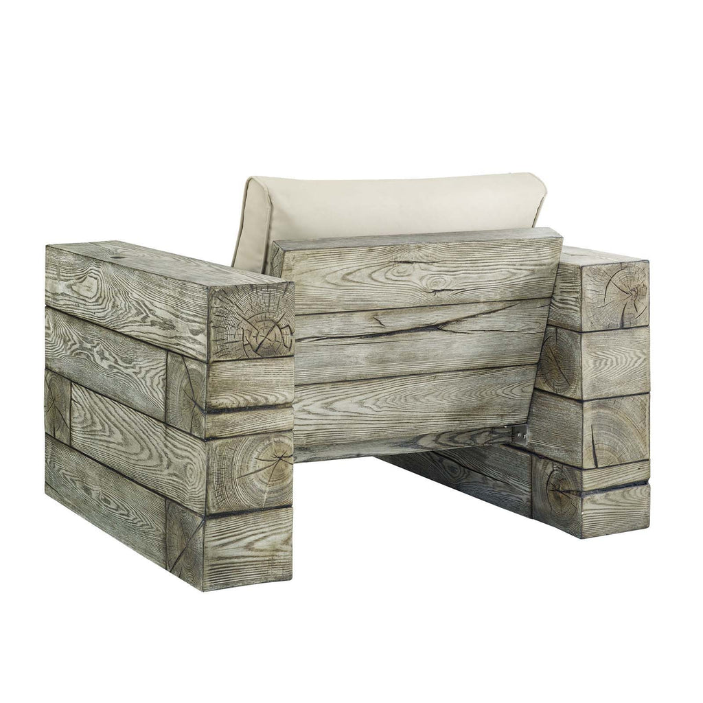 Manteo Rustic Coastal Outdoor Patio Sunbrella¨ 3 Piece Set