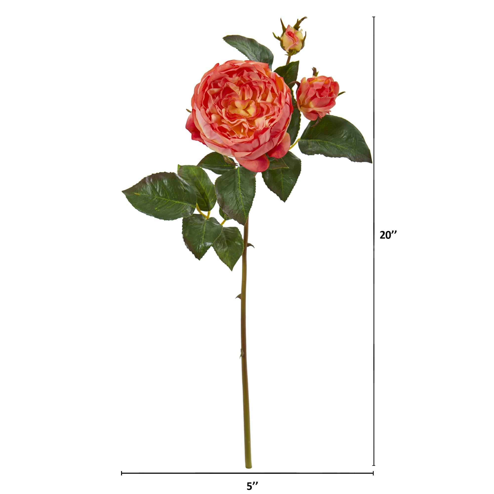 22" Rose Artificial Flower (Set of 6)