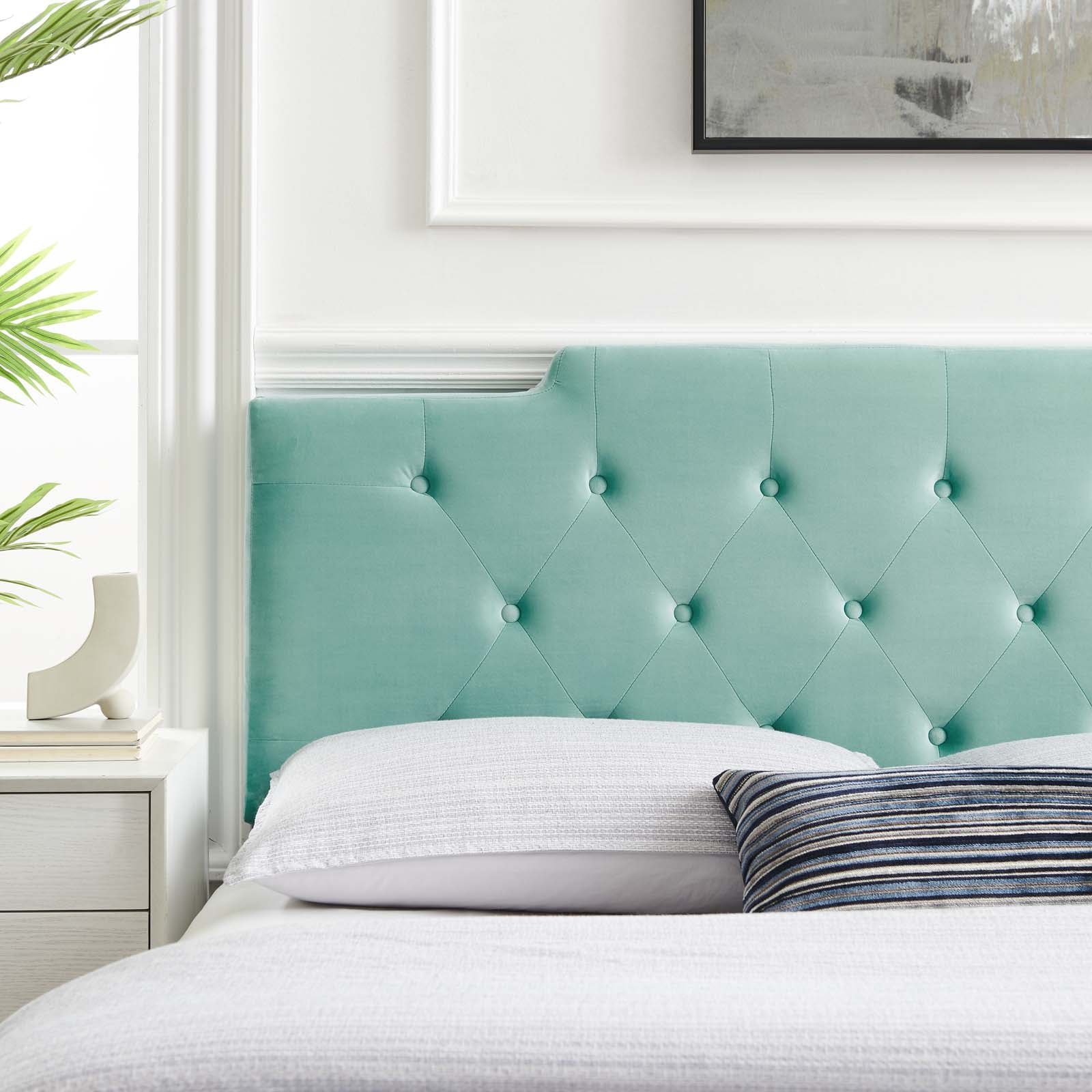 Juliet Tufted Performance Velvet King/California King Headboard by Modway
