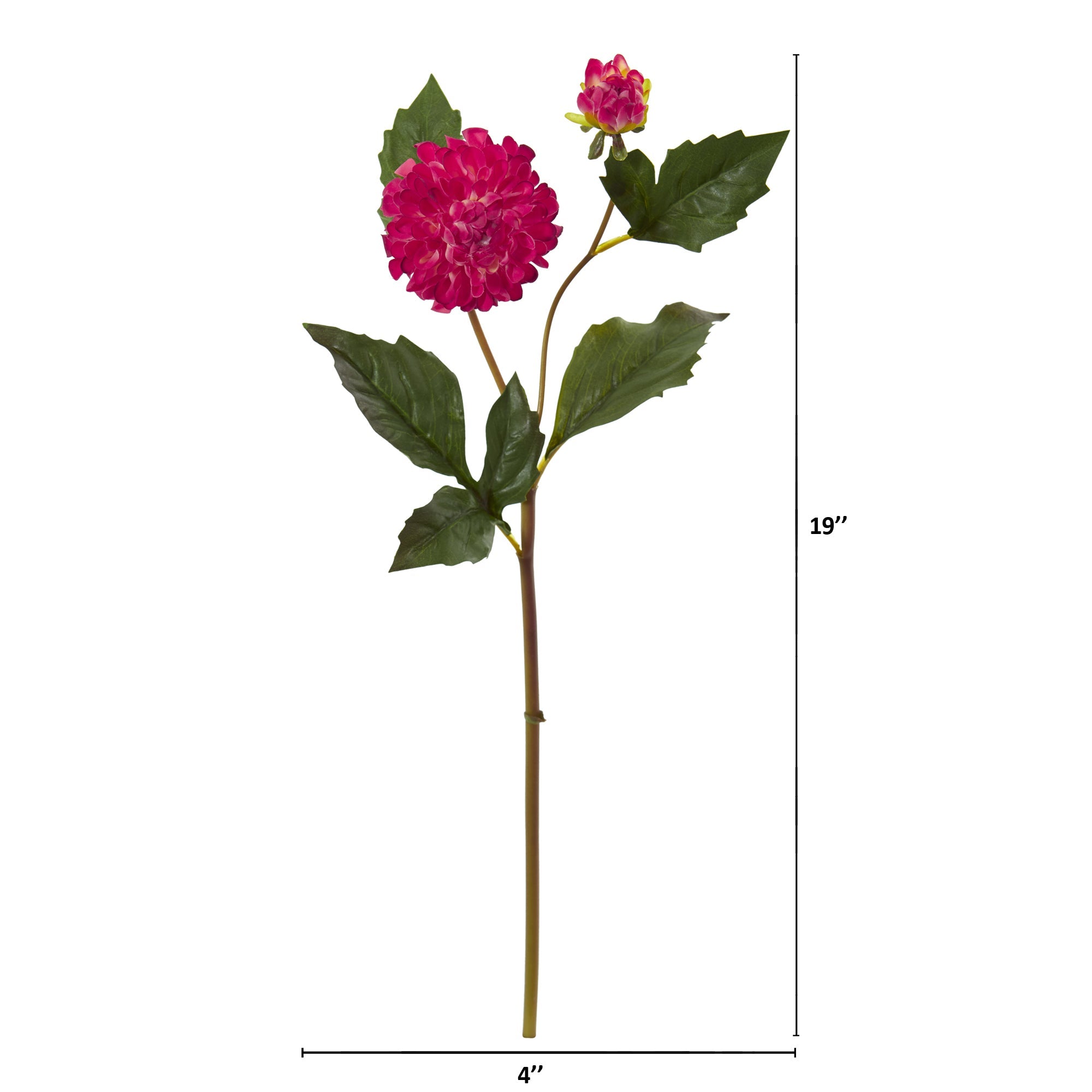 19" Dahlia Artificial Flower (Set of 6)