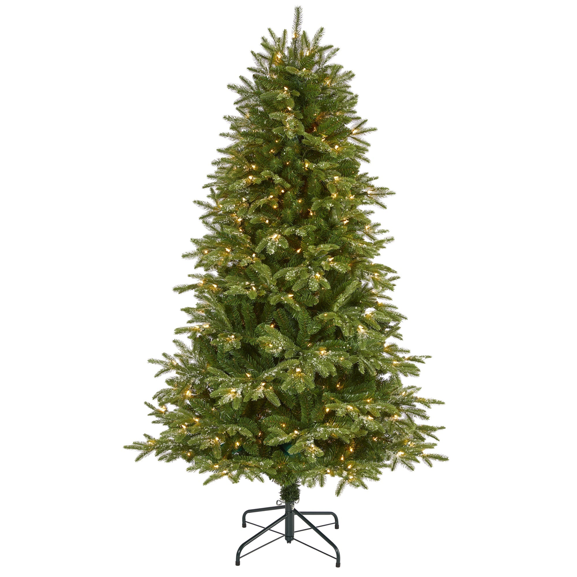 6' Snowed Grand Teton Artificial Christmas Tree with 300 Clear Lights