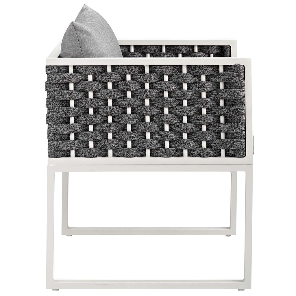 Stance Outdoor Patio Aluminum Dining Armchair Set of 2 by Modway