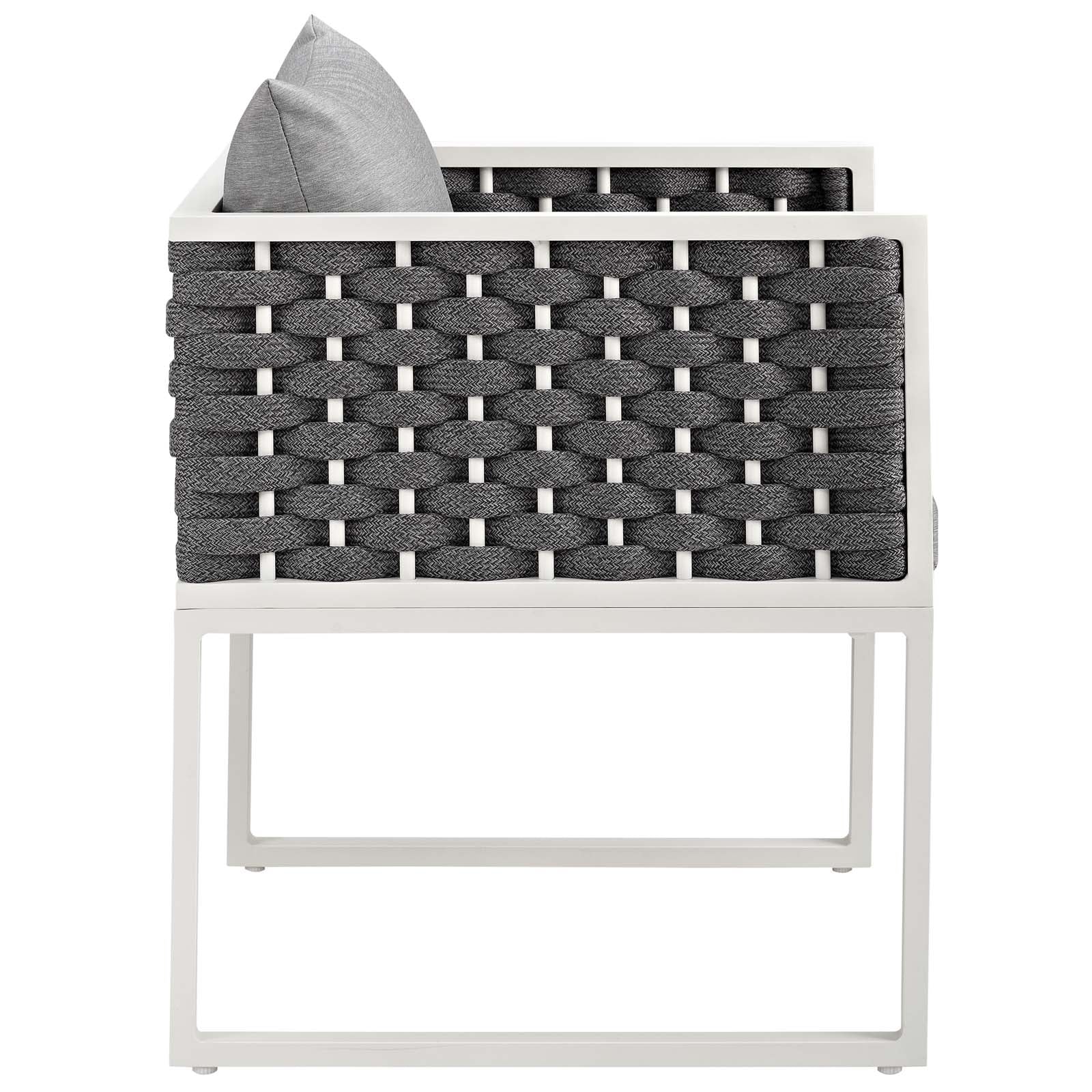 Stance Outdoor Patio Aluminum Dining Armchair Set of 2 by Modway