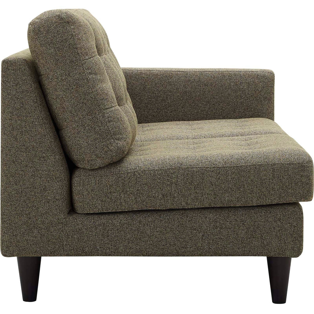 Empress Right-Facing Upholstered Fabric Loveseat by Modway