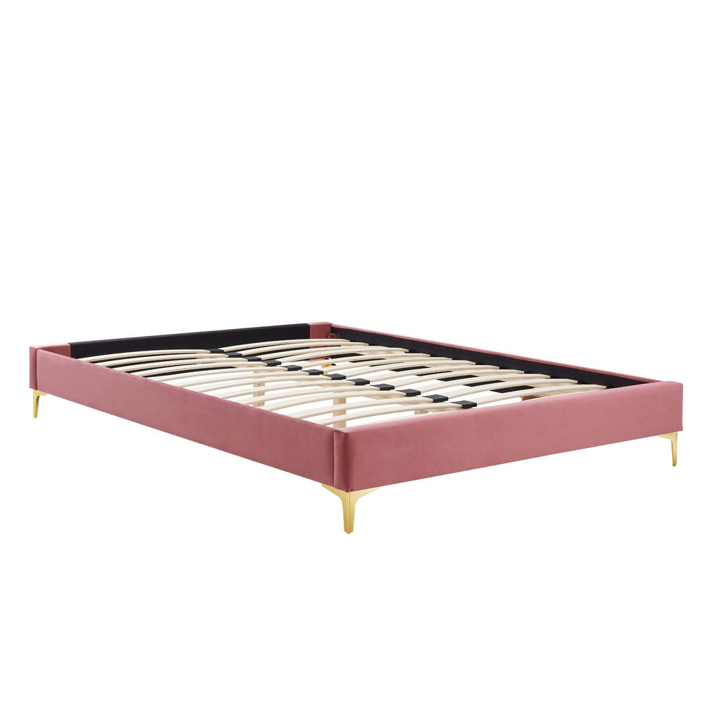 Sutton Performance Velvet Queen Bed Frame by Modway