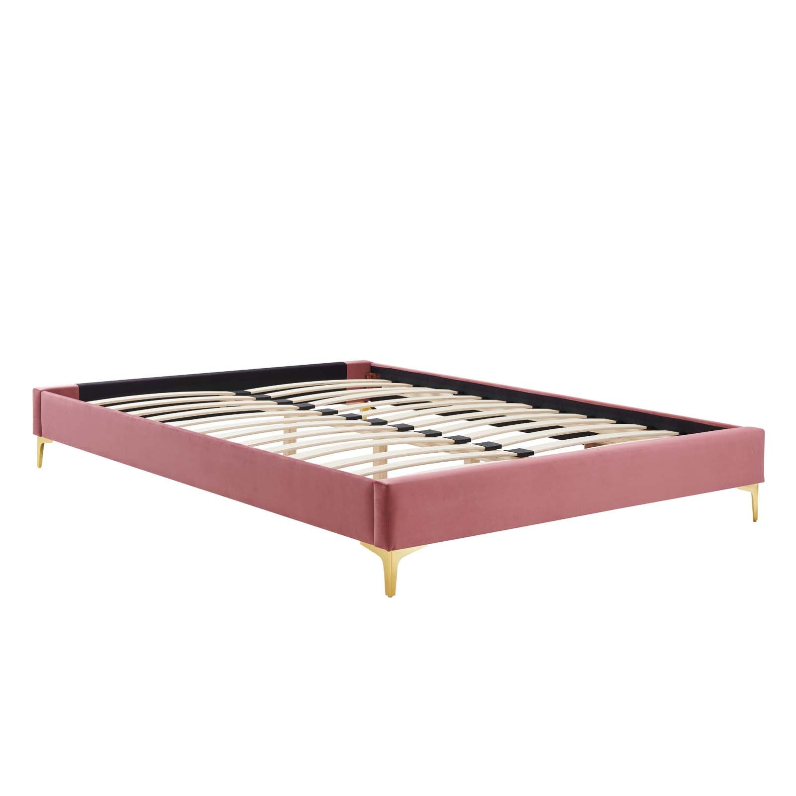 Sutton Performance Velvet Queen Bed Frame by Modway