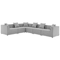 Saybrook 6-Piece Outdoor Patio Upholstered Sectional Sofa by Modway