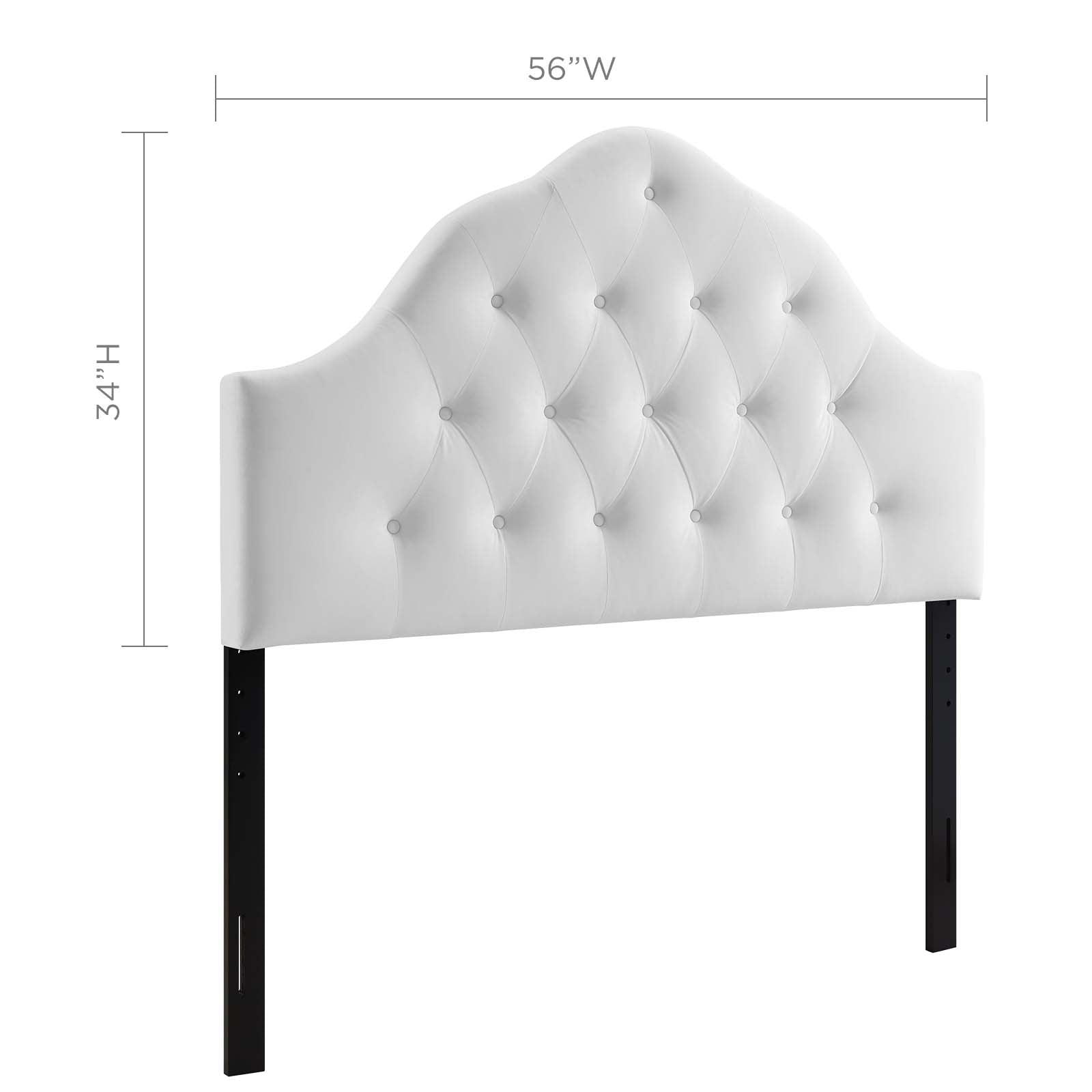 Sovereign Diamond Tufted Performance Velvet Full Headboard by Modway