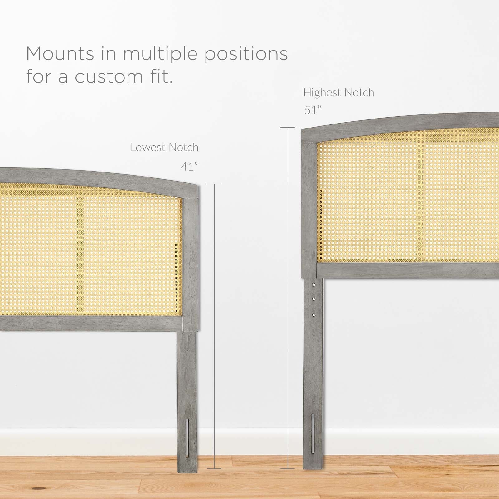 Halcyon Cane Full Headboard by Modway