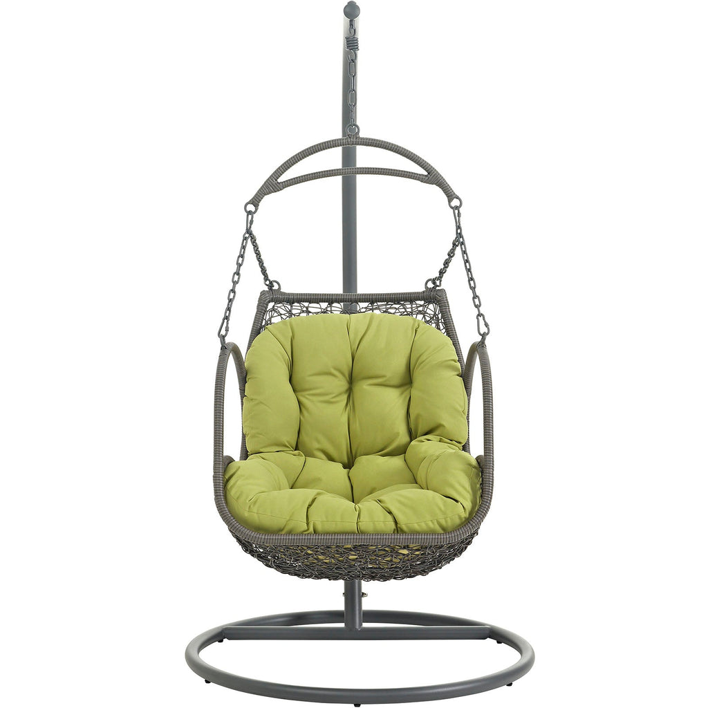 Arbor Outdoor Patio Wood Swing Chair by Modway
