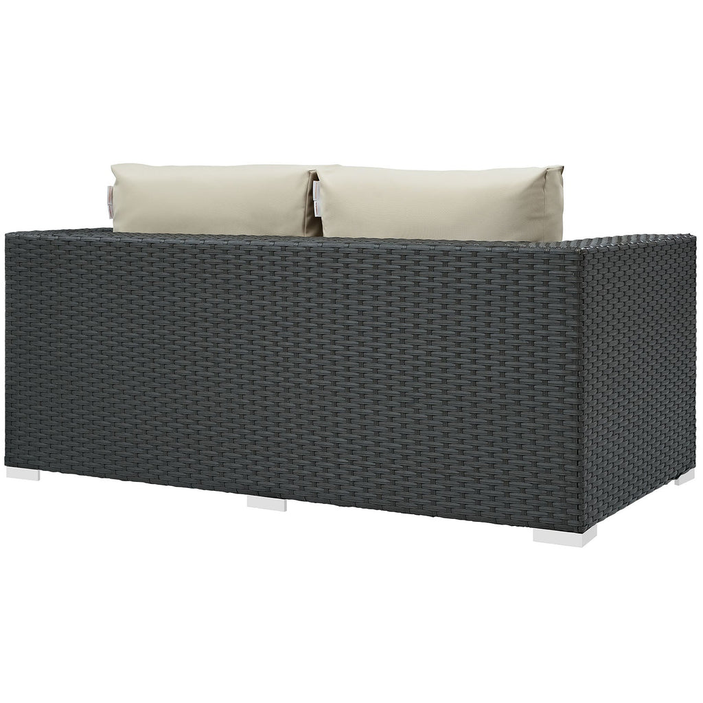 Sojourn Outdoor Patio Sunbrella¨ Loveseat by Modway