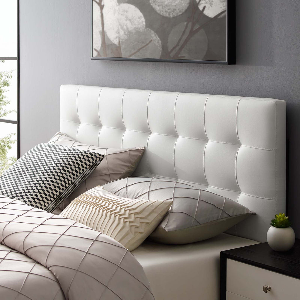 Lily Upholstered Vinyl Full Headboard by Modway