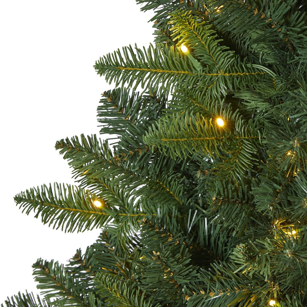 5' Grand Teton Spruce Flat Back Artificial Christmas Tree